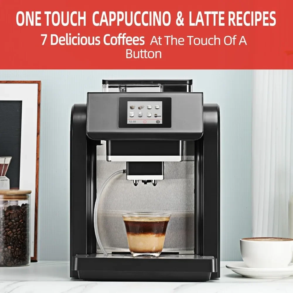 other,Built-in Grinder，Intuitive Touch Display ，7 Coffee Varieties for Ho