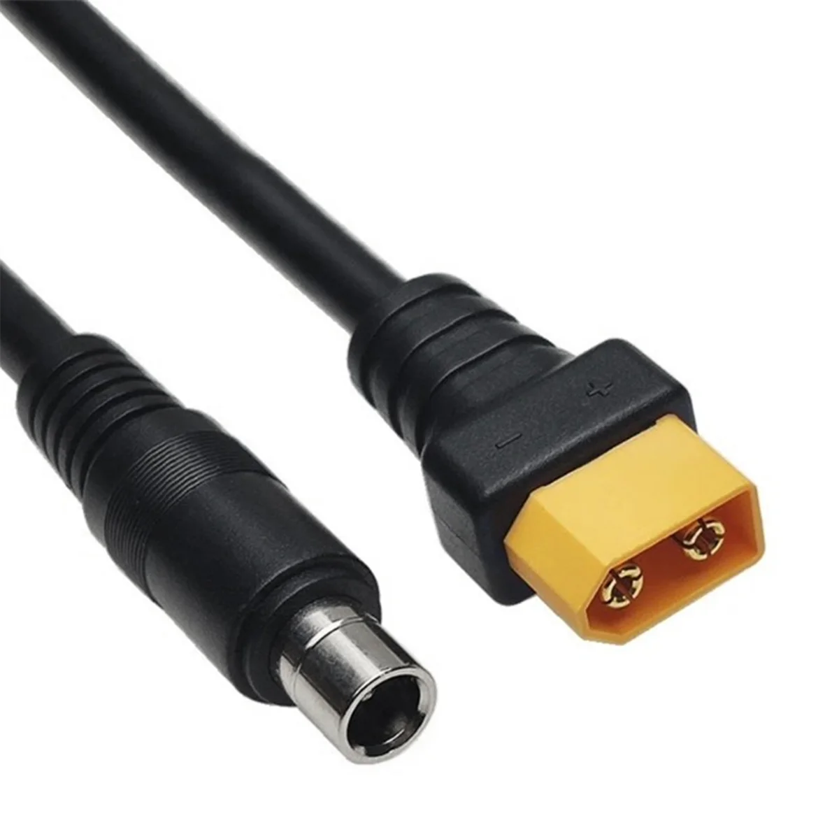 

# Зарядный кабель 389Z XT60 «папа» — DC8020 «папа» 16AWG для подключения солнечных генераторов к электронным устройству (черный)