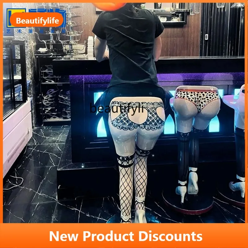 

B73 креативный модный красивый стул с ножками, кресло для красоты, фигурка, скульптура, модель из стекловолокна, украшения KTV