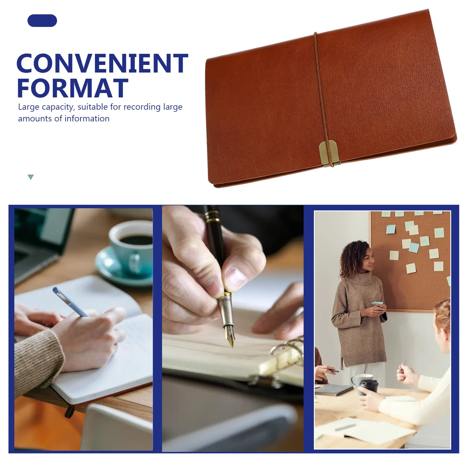 A6 PU Soft Cover Notepad with Detachable Ring Binder – Portable Daily Planner, Travel Journal & Business Notebook