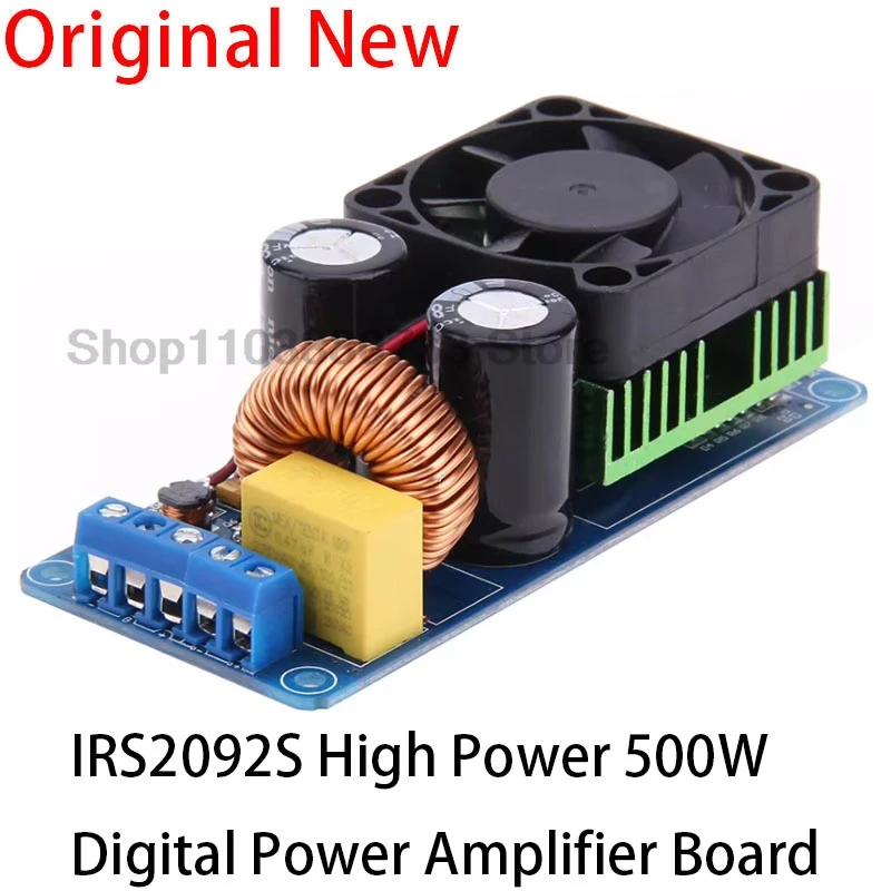 HIFI Power IRS2092S 500W Mono Channel Digital Power Amplifier Board Module Class D Stage