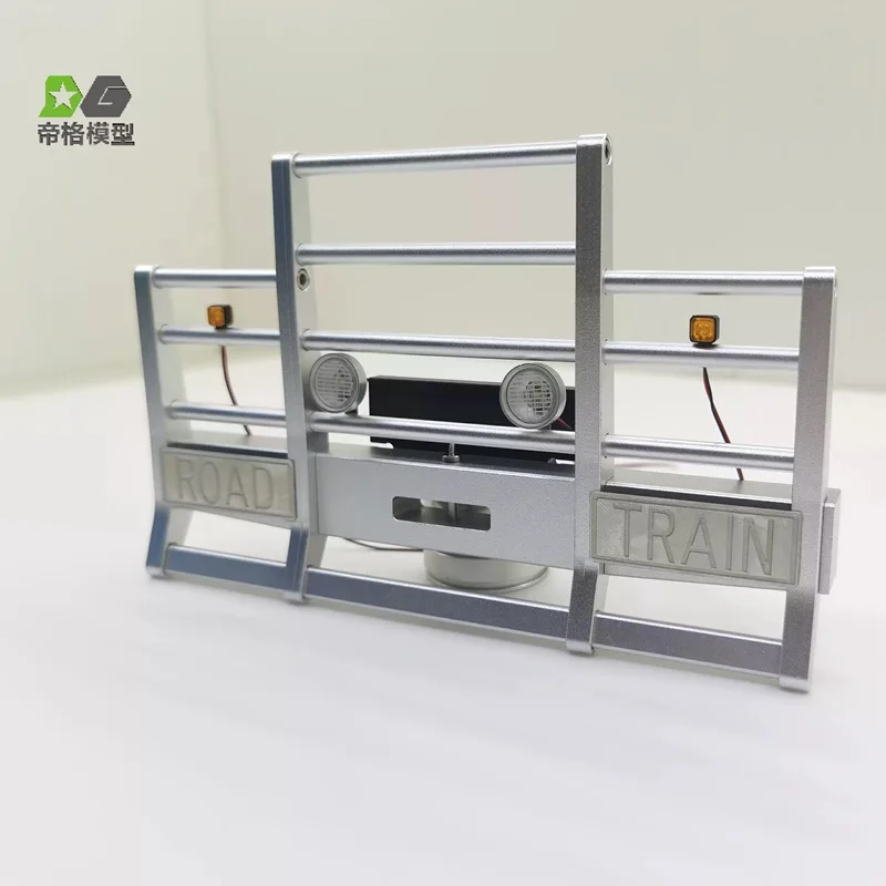 Tamiya Trailer 용 범퍼 1/14 New King 56344 56301 SCANIA VOLVO 부품 용 RC 덤프 트럭 티퍼 트레일러 용 전면 카펜 범퍼