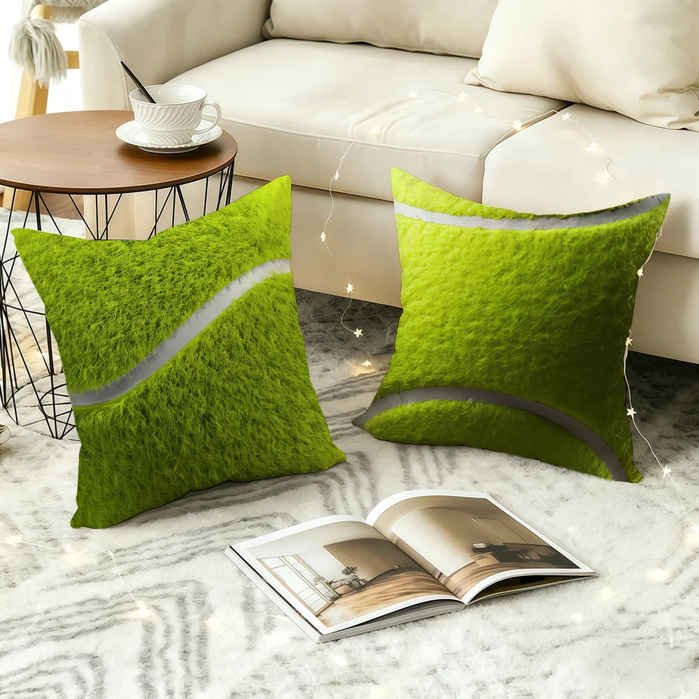 Fashion Tennis Ball cushion cover Comfortable Decorative For Bedroom Living room Dormitory Picnic and Holiday Decoration