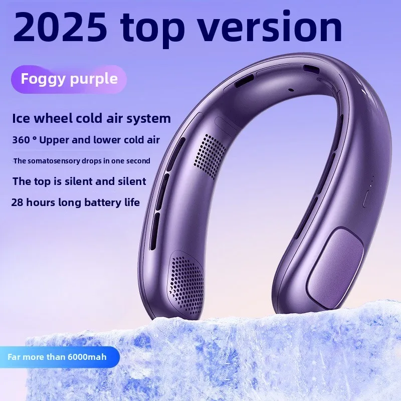

2025 новый мини-кондиционер с подвесным вентилятором и охлаждением, портативный, небольшой мини-кондиционер с зарядкой через USB и длительным сроком службы батареи
