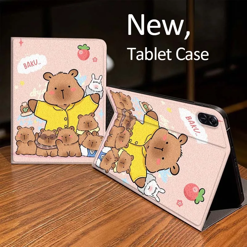 

Anime capibala Cute For Huawei MatePad Air SE Pro M6 M5 M2 T10s T5 10 11 12.6 11.5 12 X 10.8 Inch 10.1 Tablet Case