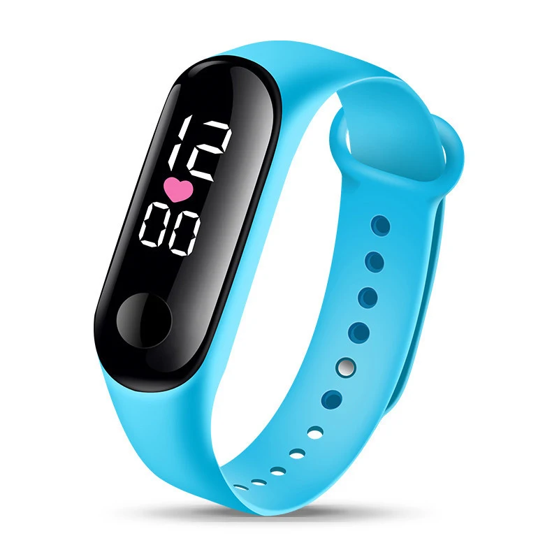 Pulseira de silicone esporte crianças relógio para crianças à prova dteen água adolescente digital relógios de pulso led luminosa moda meninos meninas presente relógio novo