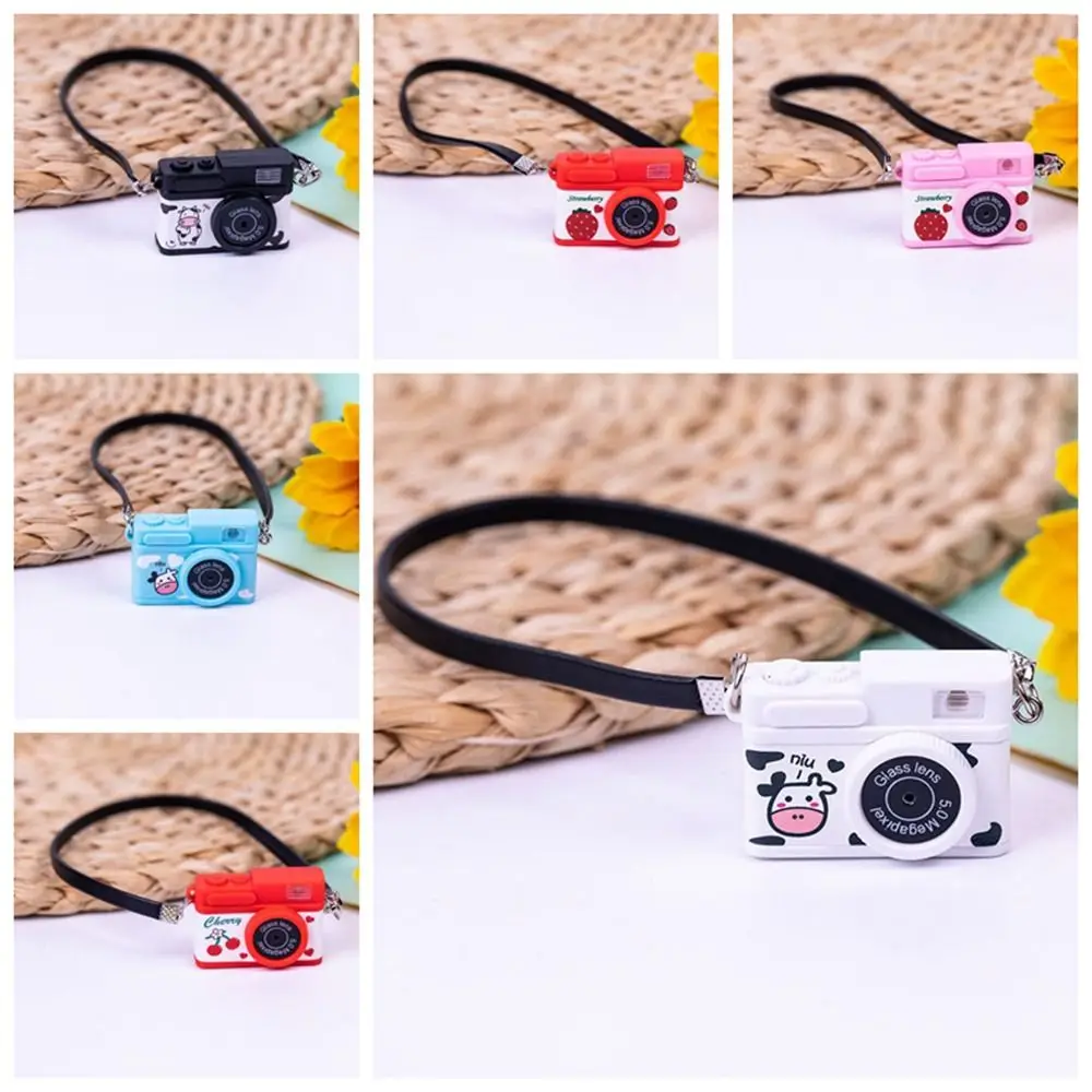 Multicolor Miniature Dolls Camera Kids Toys Photo Props Doll Accessories Accessories Shutter And Flash Camera