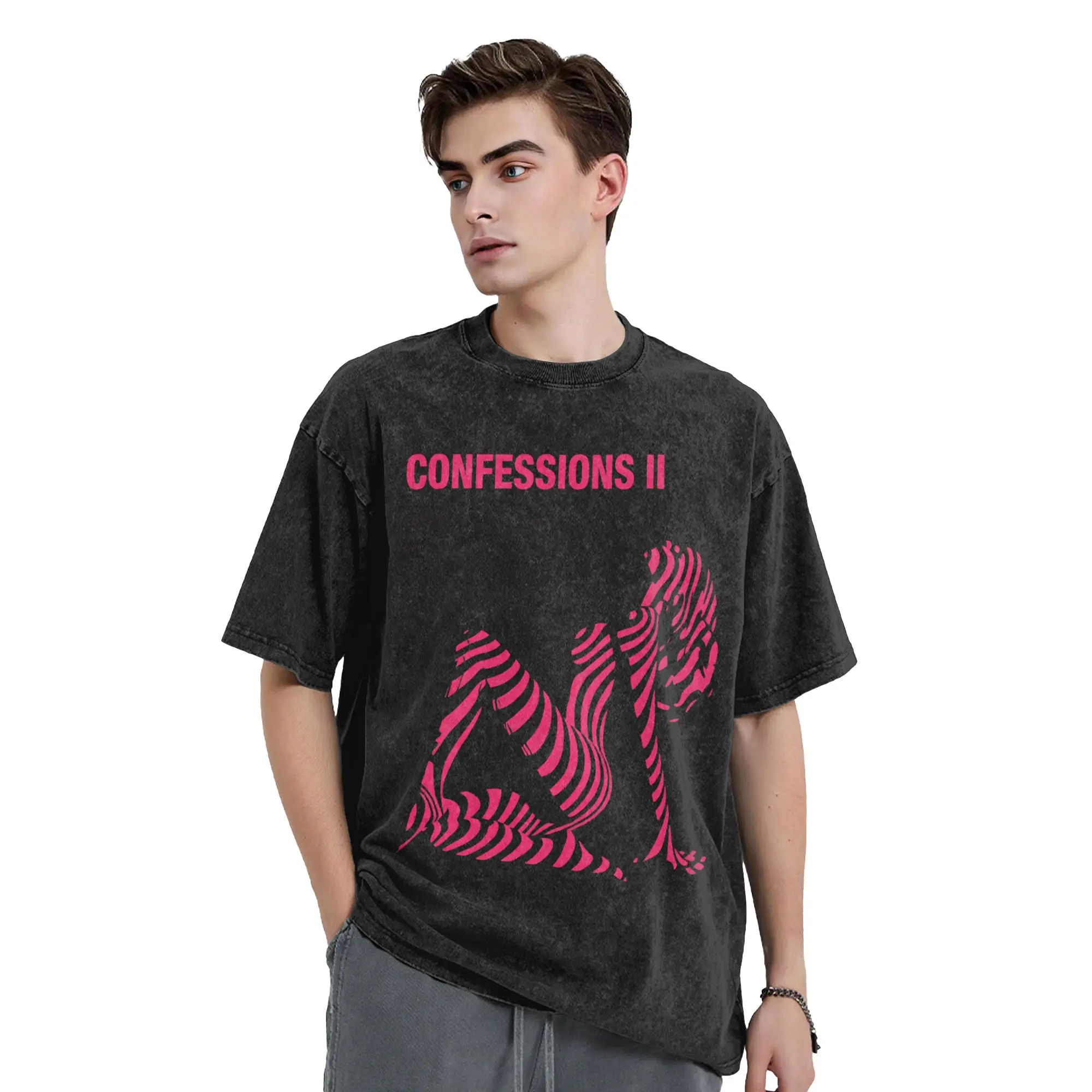 Madonnas Confessions II T-Shirt  Hip Hop T-Shirts Short-Sleeve Streetwear Tshirt Summer Casual O Neck Oversize Top Tees