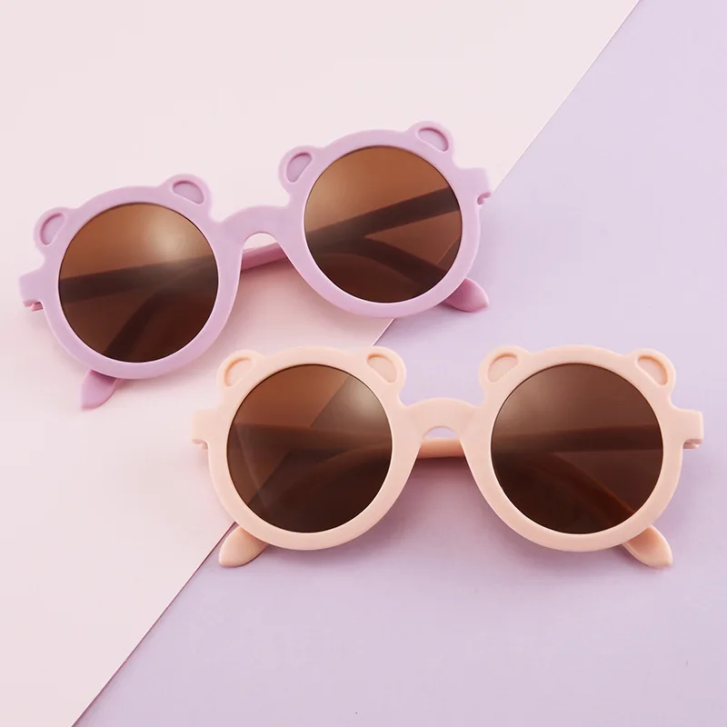 Children's sunglasses, girls' and boys' sunglasses, baby's UV resistant and sunscreen sunglasses, girls' trendy and fashionable