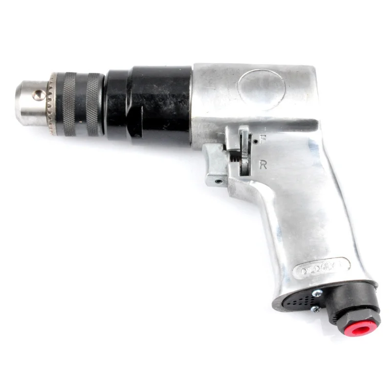 Pneumatic 3/8 Air Drill Pistol Type with Reversible Square Shank for Drilling For Walls Floors and Metal Sheets