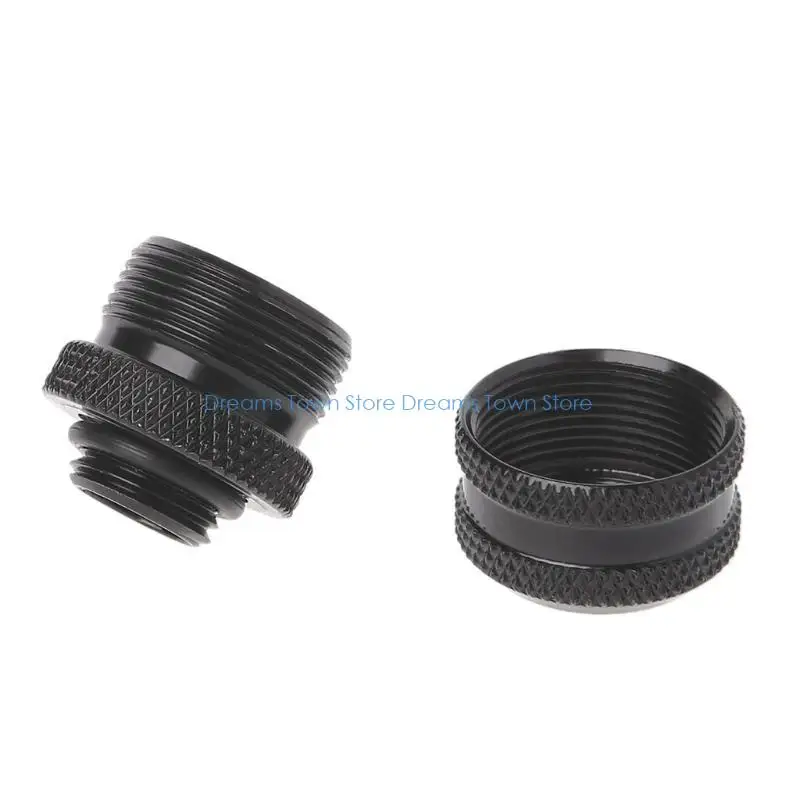 HX6A G1/4" Quick Tighten Compression Fitting for Hard Tube 10x14mm 1PCS Black