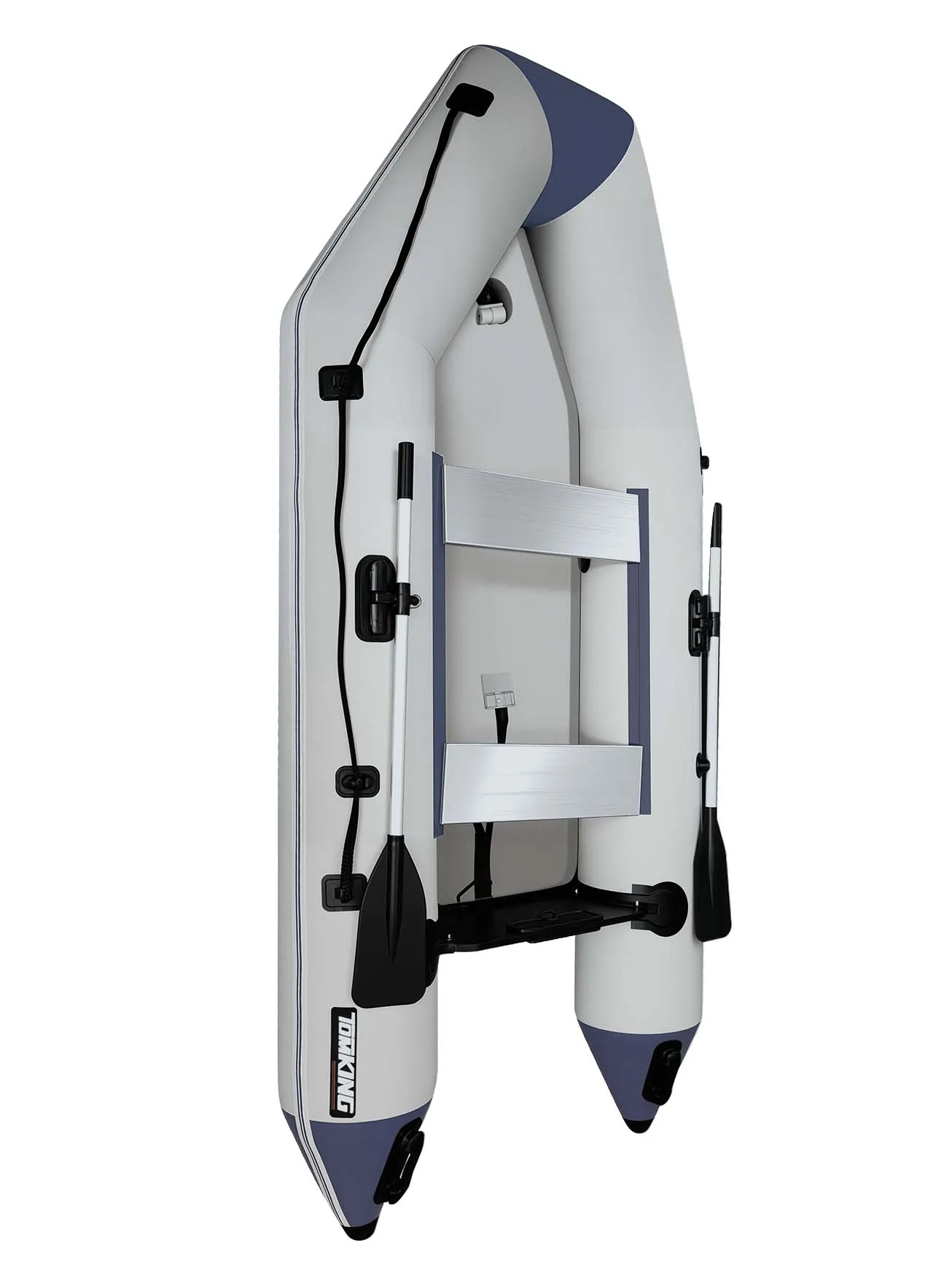 【Más vendido】 gran oferta, barco inflable de 3,8 m con suelo de estera de aire y espesor de PVC de 1,2mm para uso en pesca o rescate