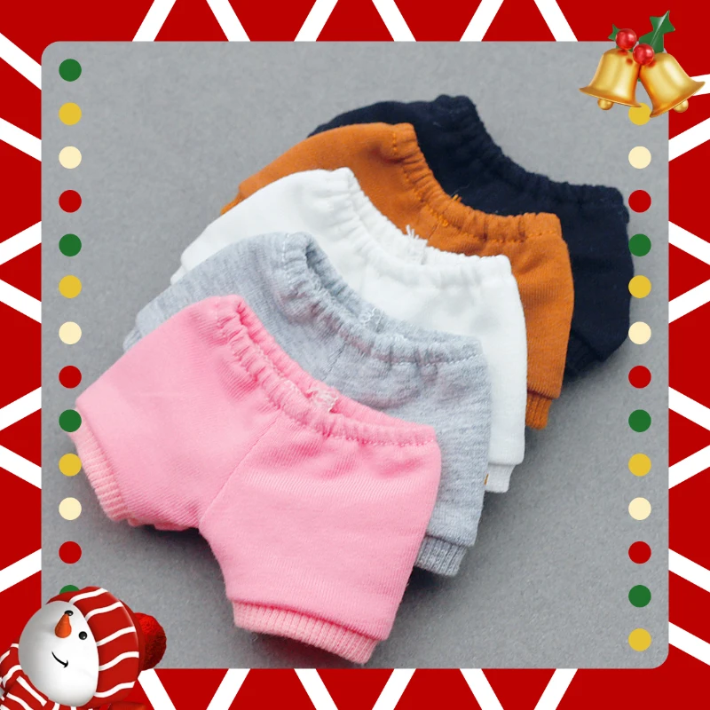 Handmade Casual Shorts First Generation and Second Generation Labubu Baby Pants 17CM Labubu Children's Toy Doll Accessories