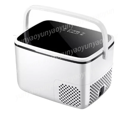 Compressor Car Fridge 12V/24V/220V, Portable Mini Freezer for Truck Camping and Home, Dual Use Cooling Refrigerator