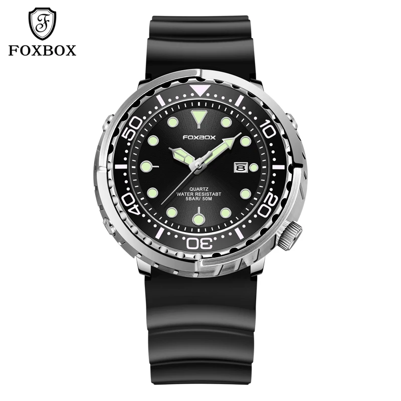 2024 casual herren uhren für männer top marke luxus silikon sport uhr herren quarz datum uhr wasserdicht armbanduhr chronograph