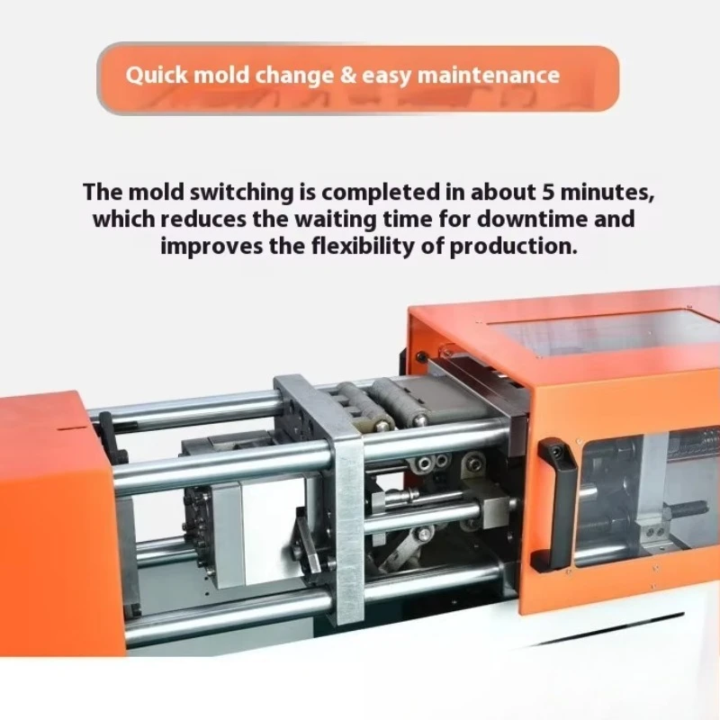 12t 30g Automatic Mini Desktop Injection Molding Machine for Making Toy Button Earphone Cap Small Accessories Injection Molding