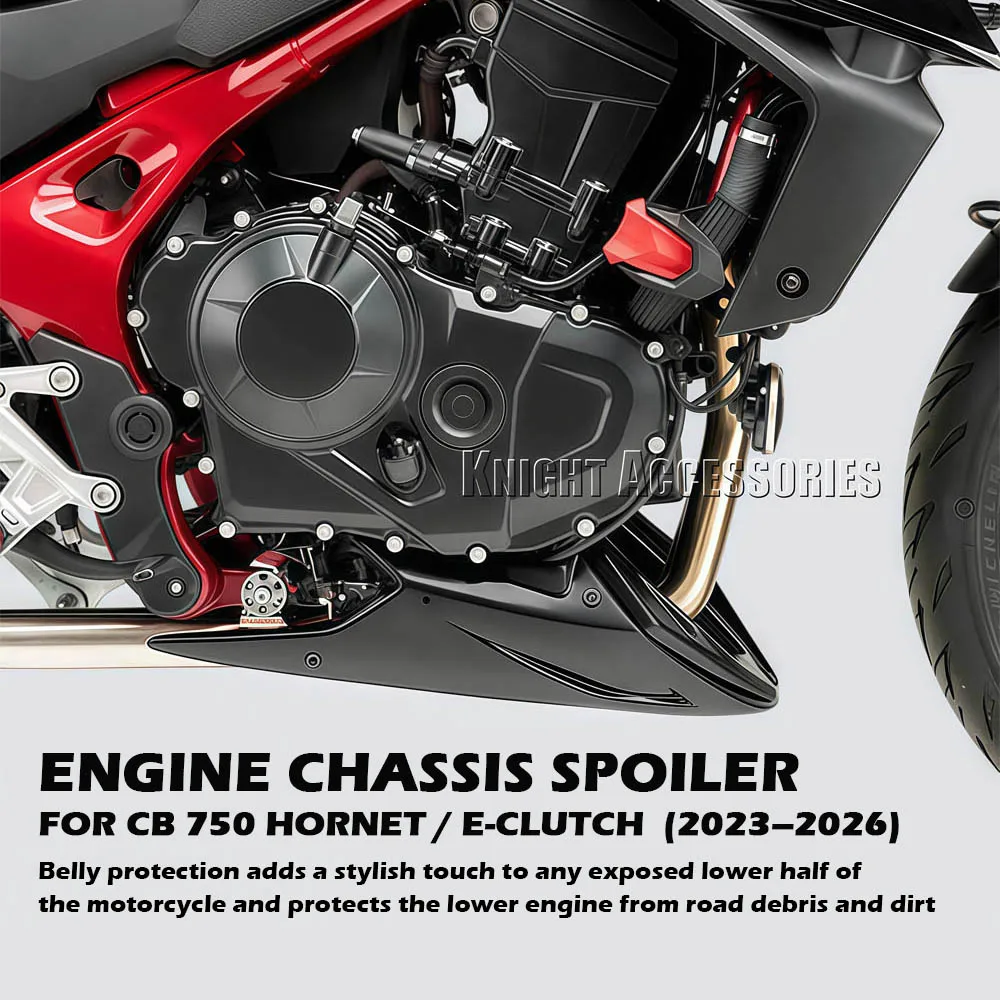 Motorcycle Accessories Chassis Belly Pan Lower Engine Spoiler Fairing Guards For CB 750 CB750 Hornet / E-CLUTCH 2023-2026