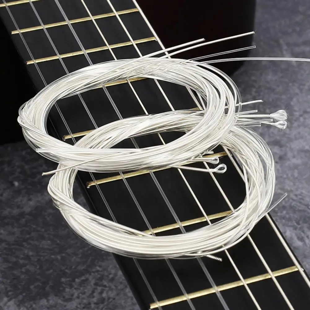 Compact Guitar Supplies Soft Melodies Clear Nylon Guitar Strings for Musical