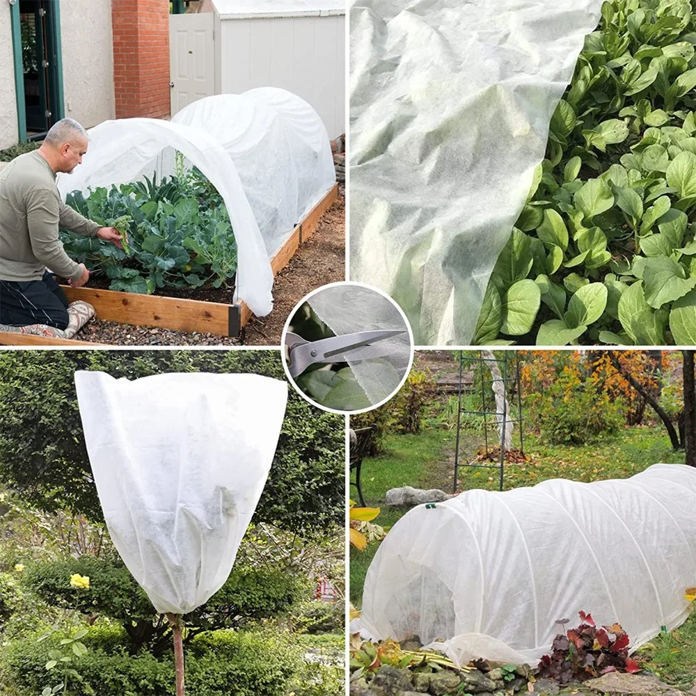 Non-Woven Fabric Plant Anti-freeze Cover Cover Cloth Anti-freeze Winter Plant Protecter Garden Thermal Insulation Plant Care