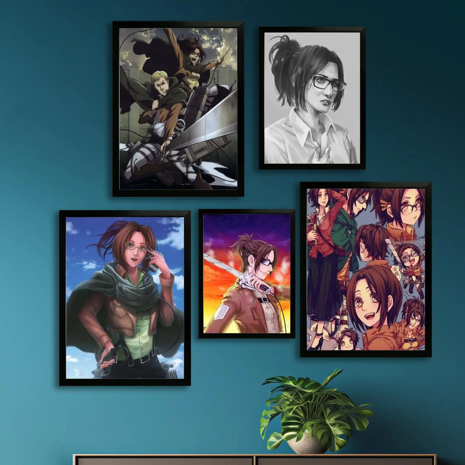 hanji zoe anime character Canvas Art Poster and Wall Art Picture Print, Modern Family Bedroom Decor Posters,Decorative painting