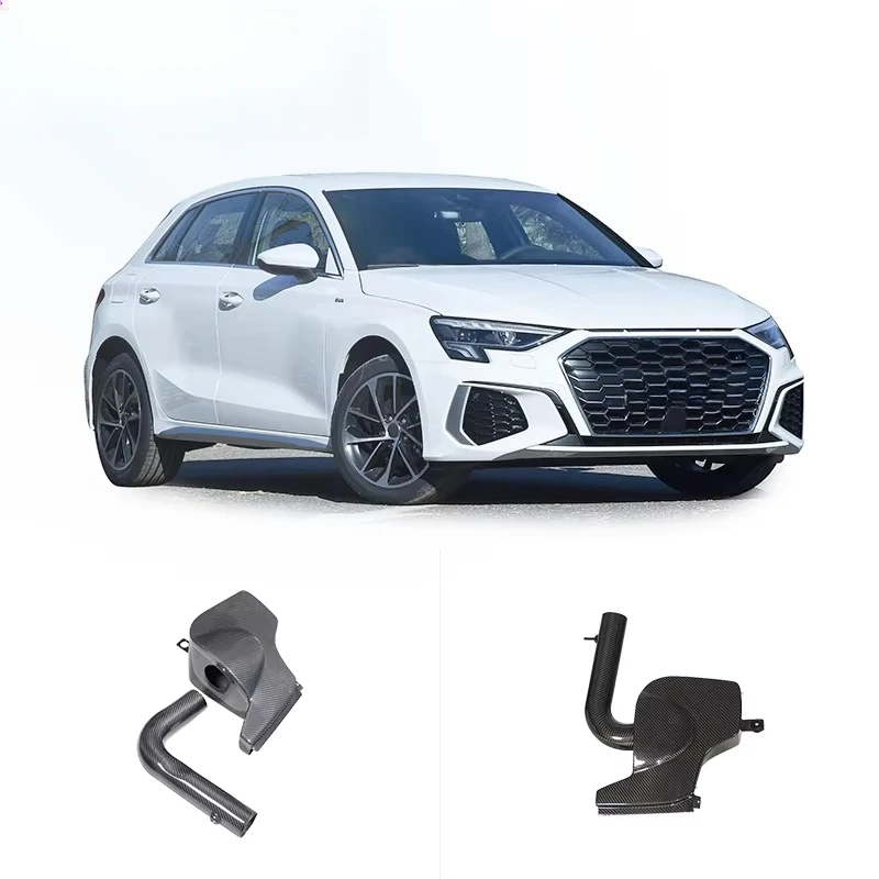 

For Audi A3 1.4T Golf8 Auto Parts Carbon Fiber Cold Intake System Kit Cold Intake Filtration System