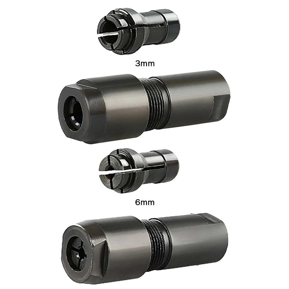 Amoladora angular de 2 piezas, convertidor modificado duradero de 3/6mm, adaptador modificado, herramienta de carpintería de Rosca M10 fácil de instalar