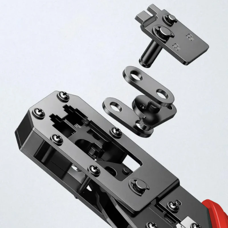 RJ45 Crimpzange Ethernet Netzwerk LAN Kabel Crimper Cutter Stripper Zange 8P RJ45 6P RJ12 RJ11 für Modularstecker – Detail 5