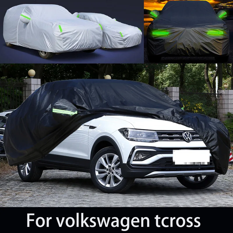 

For volkswagen tcross auto anti snow, anti freezing, anti dust, anti peeling paint, and anti rainwater.car cover protection