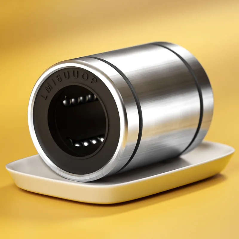1 pcLM8luu Linear Bearing Black Chrome Plated Rod Bushing for THE 100 3D Printer Prusa I3 Mk3S Maker TWCS Throttle Upgrade