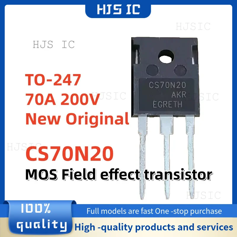 New Original 5/10Pcs CS70N20AKR CS70N20 TO-247 200V 70A MOSFET Field Effect Transistor  In Stock