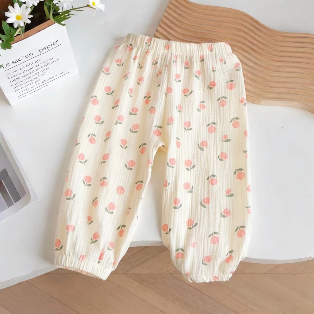 Children Fashion Thin Loose Full Trousers Baby Unisex Cute Harem Pants Outdoor Toddler 2026 Summer Popular Bottoms Thin Pants