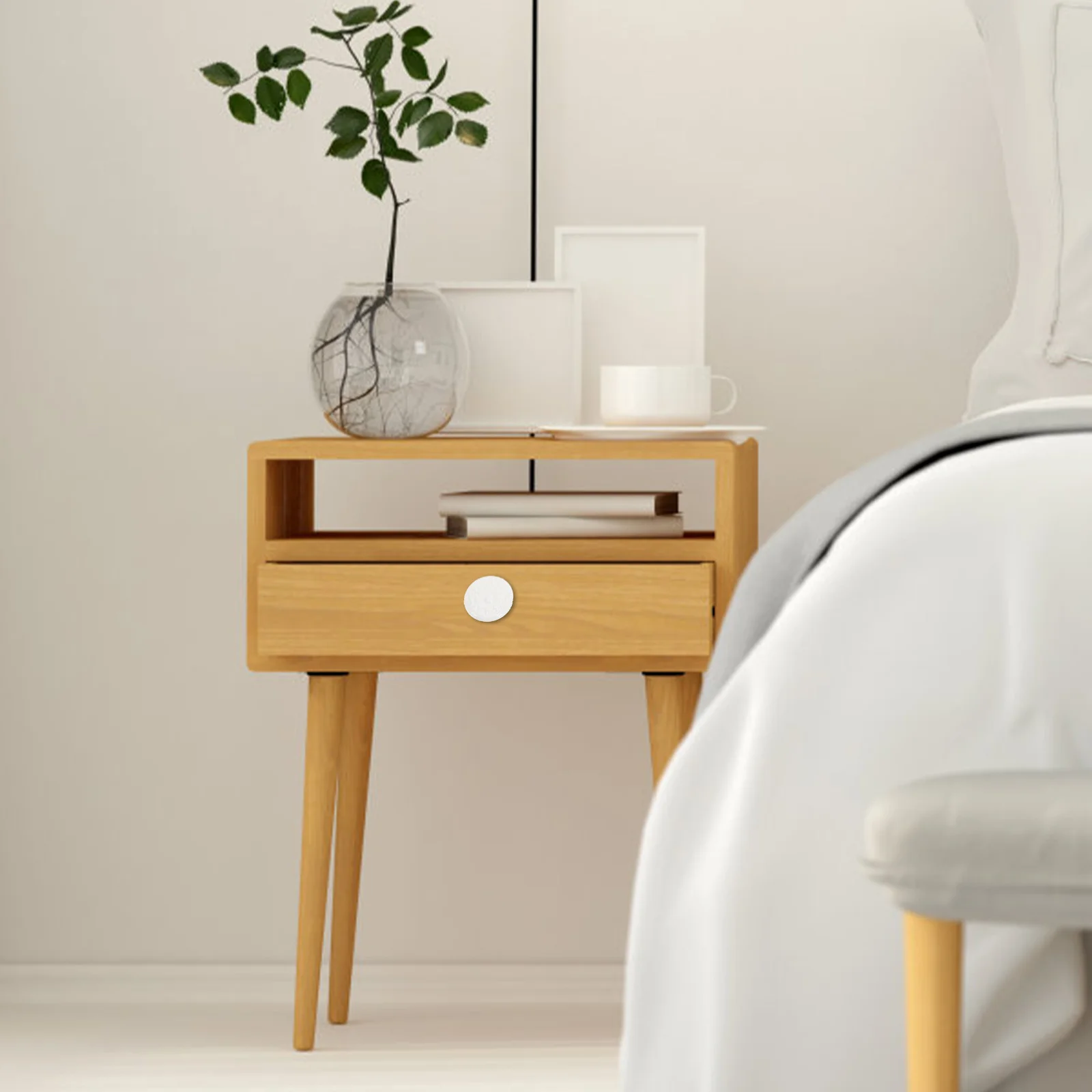 

1Set Ceramic Drawer Knobs Relief Design Smooth Surface Suitable for Door Cabinet Drawer Pull Handles Furniture Accessories