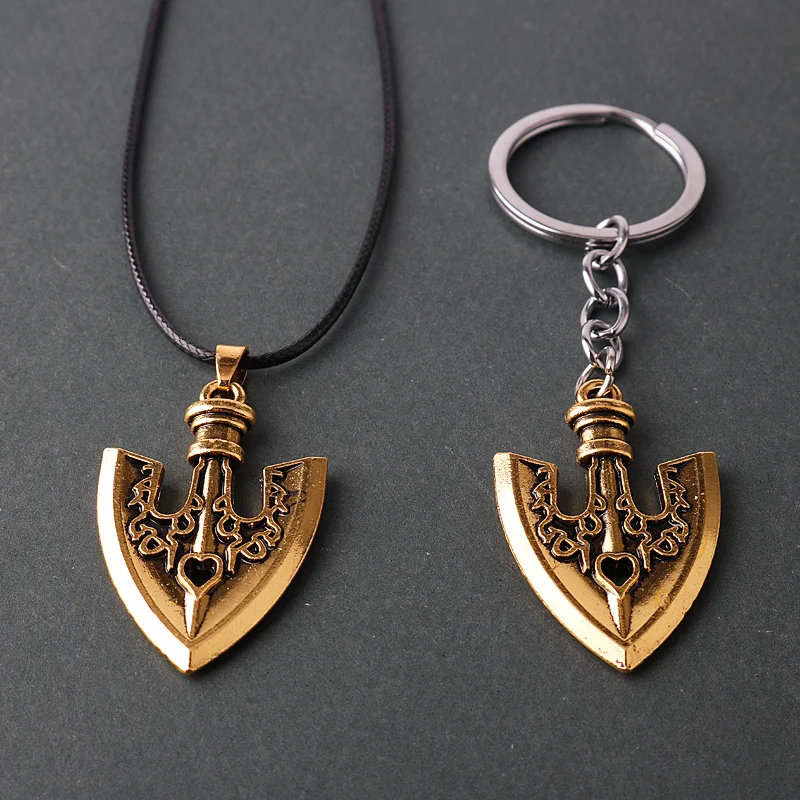 Anime JOJOS BIZARRE ADVENTURE Necklace Kujo Jotaro Arrow Metal Pendant Chain Choker Necklaces Charm Gifts Jewelry collares