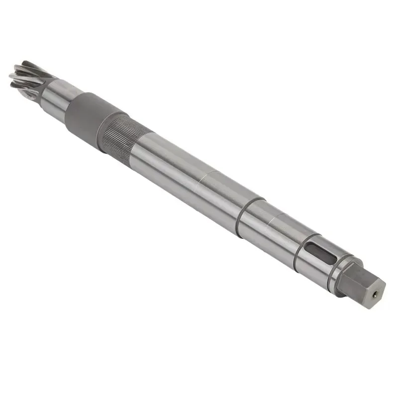 OEM Steel Forged Spur Gear Shaft High Precision Helical Gear Shaft Custom Non Standard Bearings Pump Gearbox