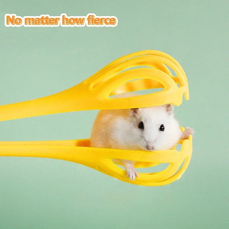 Hamster-Clip, Rattenfalle, kleine Tiere, Nest, Reinigung mit Schloss, Handschutz gegen Beißen, kleines Heimtierbedarf, interaktives Spielzeug, L – Detail 4