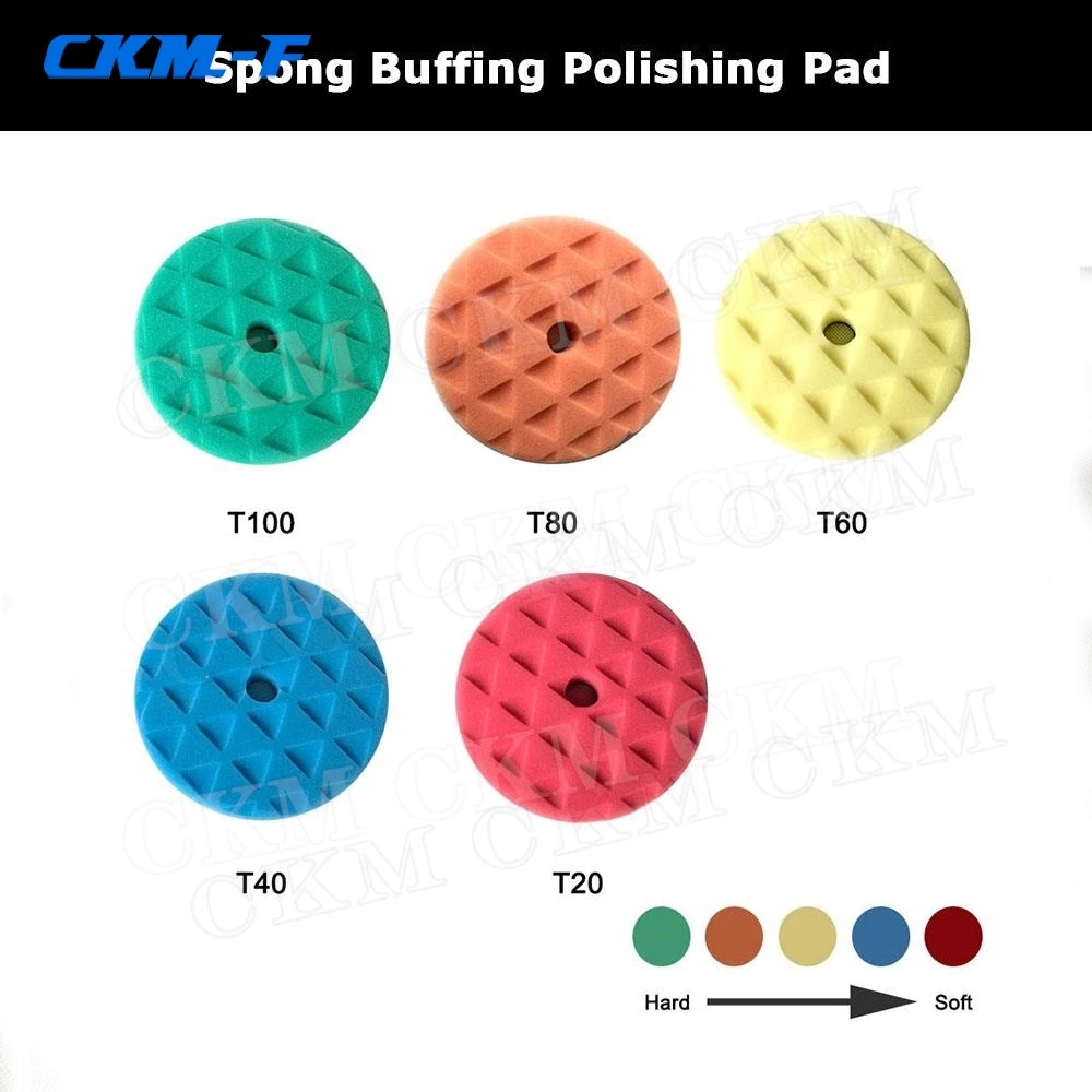 

3"/5"/6" Auto Car Spong Buffing Polishing Pads & Buffing Pads For DA/RO/GA Car Buffer Polisher