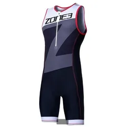 Zone3 Men Cycling Jumpsuit Trisuit Swimming Running Sleeveless Skinsuit Ropa Ciclismo Hombre Triathlon Aero Racing Suit Jumpsuit