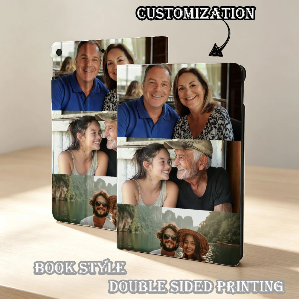iPad case custom Unique photo Personalized Custom Birthday gift Wedding Family iPad 11 2025 12 9 Air 11 2026 10 2 Air 13 Pro 13