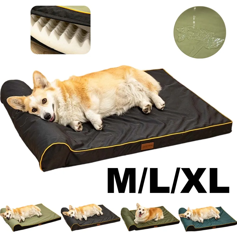 

1pc Thickened Super Soft Pet Mat Waterproof Oxford Detachable Cat Bed Sofa with Pillow for Indoor Outdoor Dog Accessories 강아지 방석
