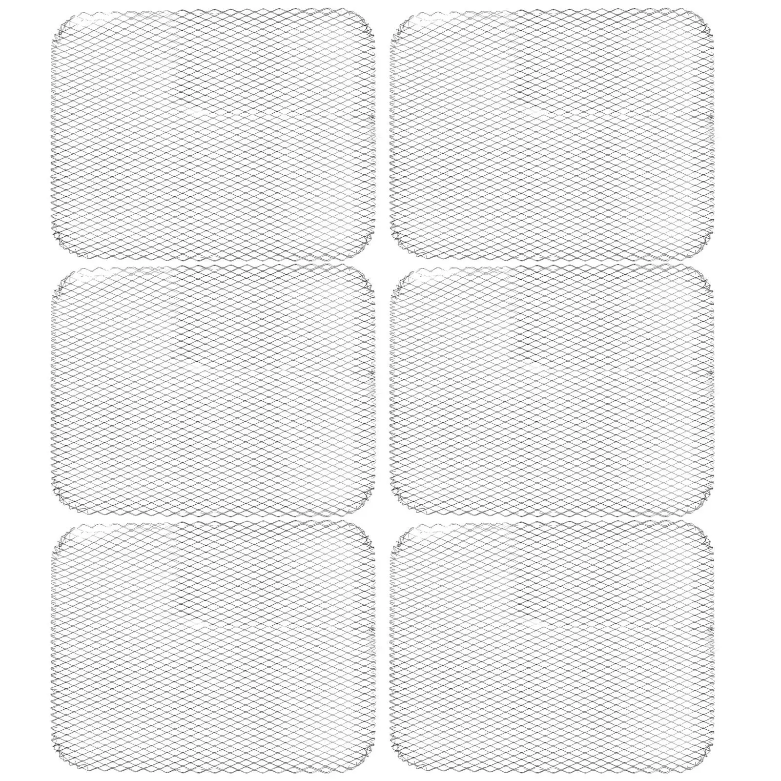 

10Pcs Disposable Grill Liner Mat Aluminum Bbq Mesh Net for Outdoor Grilling Baking Cooking Broiler Grill Screen Campfire Tool