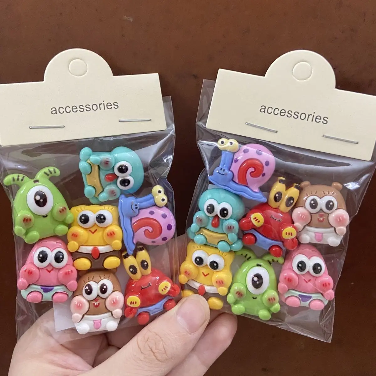SpongeBob Decor Stickers for Car Central Control Screen, Patrick Water Bottle Stickers, EV Decals, DIY Shoe Charms Accessories - view 3