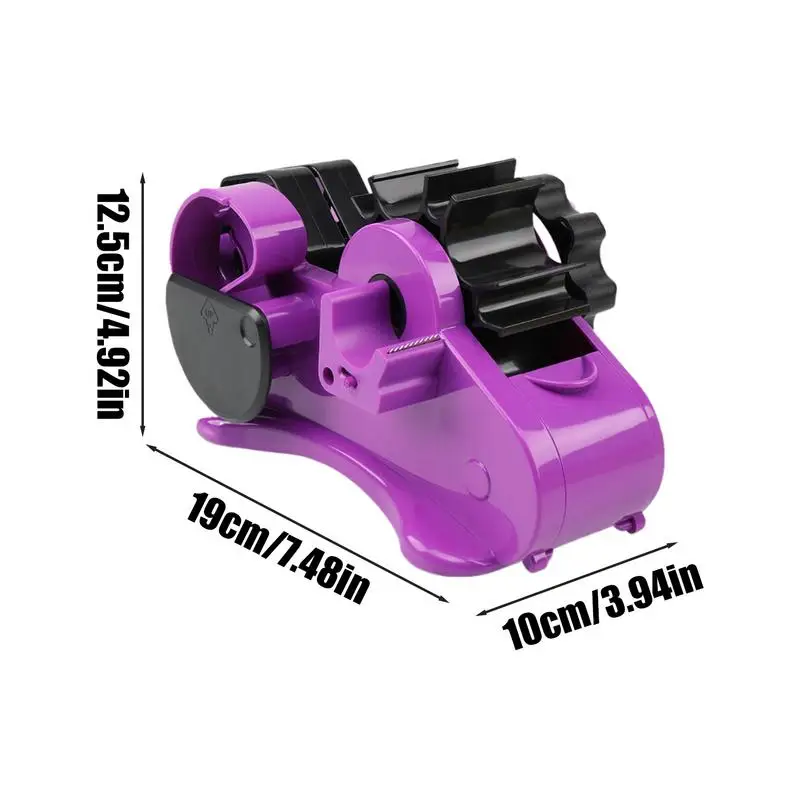 Wrapping Tape Dispenser Desktop Multi-Use Tape Dispenser Tape Stand Holder For Warehouse Use With Compartment Slot For Mailing