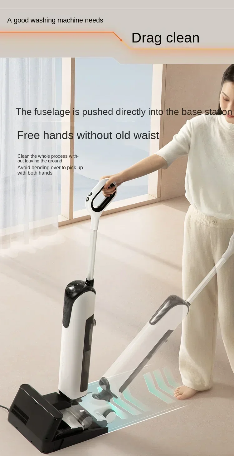 Original    UWANT Lying Flat Washing Machine Suction and Drag Integrated Closed Drying D5Pro