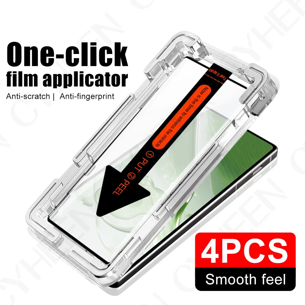 

4 шт., защитная пленка для смартфона с полным покрытием для Samsung S25 Ultra, защитная пленка для экрана телефона, закаленное стекло S24Plus S23 S22 S21