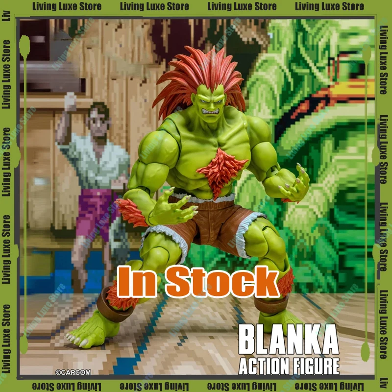 【2025 Q3】Strom Toys CPSF25 6'' The Final Challengers Blanka Action Figure with 4 Interchangeable Head Sculpts Kid Toys Model