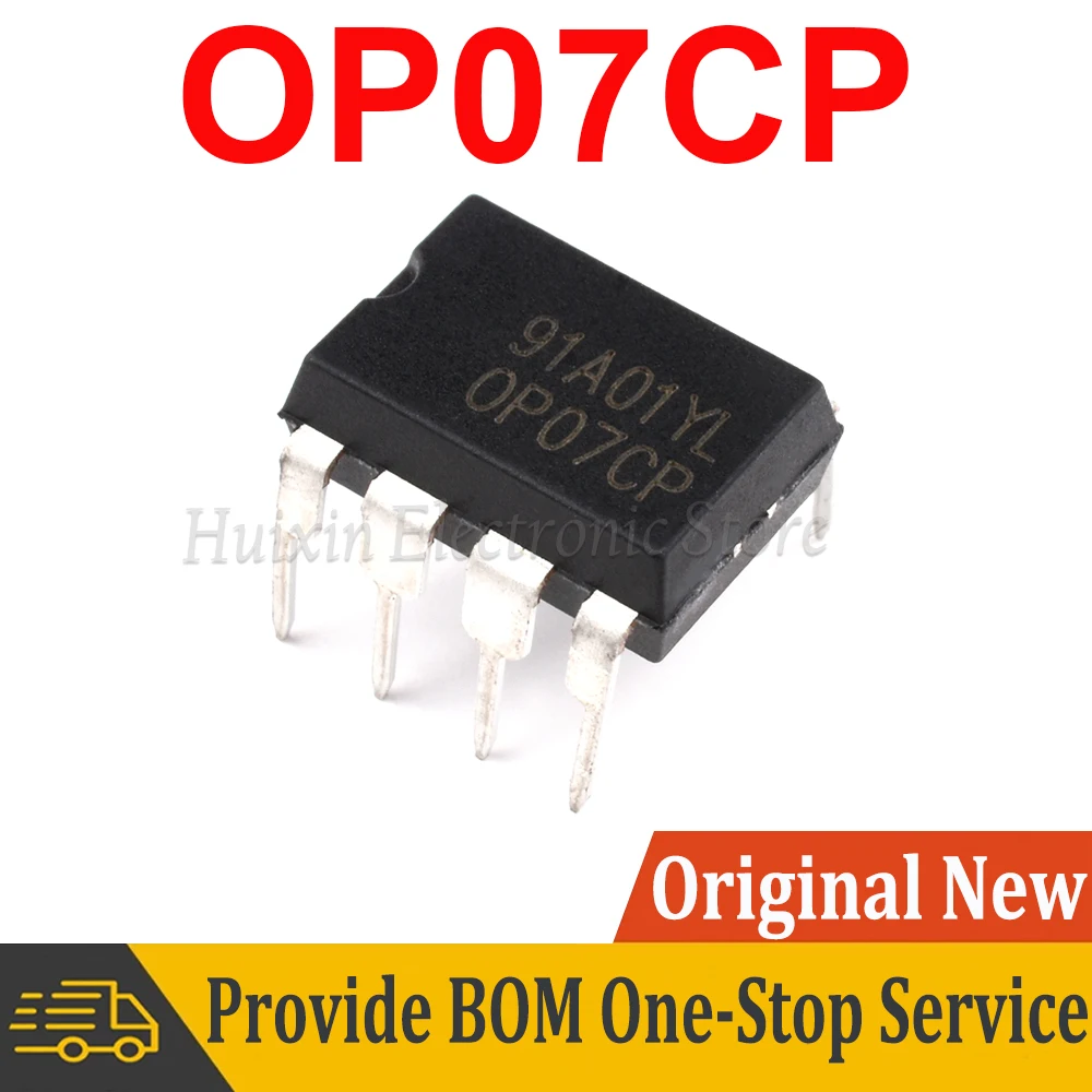 

10pcs OP07CP DIP8 OP07 DIP DIP-8 New and Original IC Chipset