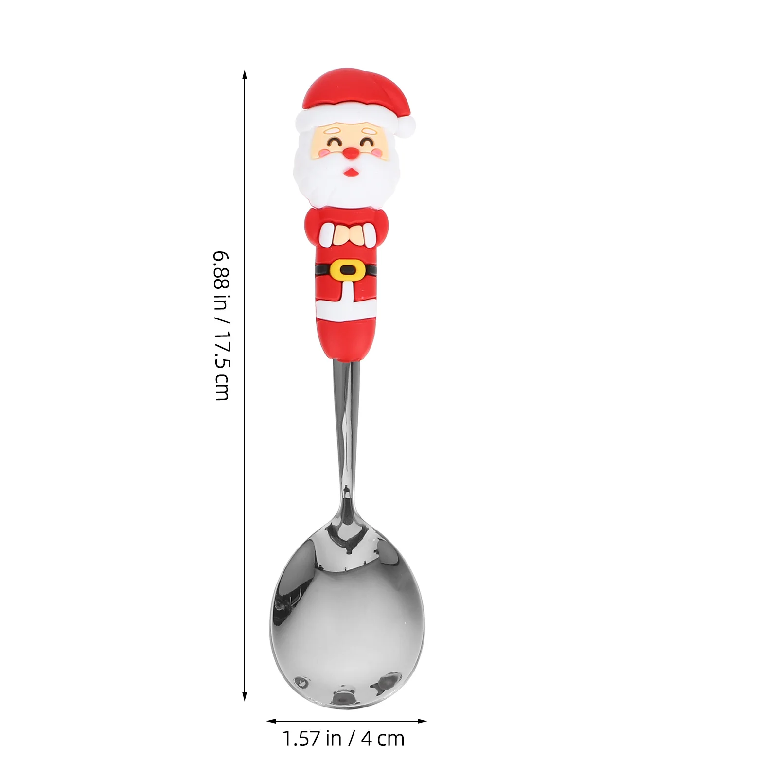 4 Stück Schokoladen-Rührlöffel Fancy Dessert Edelstahl Kaffee Mischen Niedlich