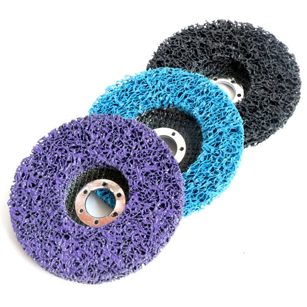 100mm Coral Disc Poly Strip Disc Grinder Strip Disc Abrasive Wheel Paint Rust Removal Clean For Angle Grinder