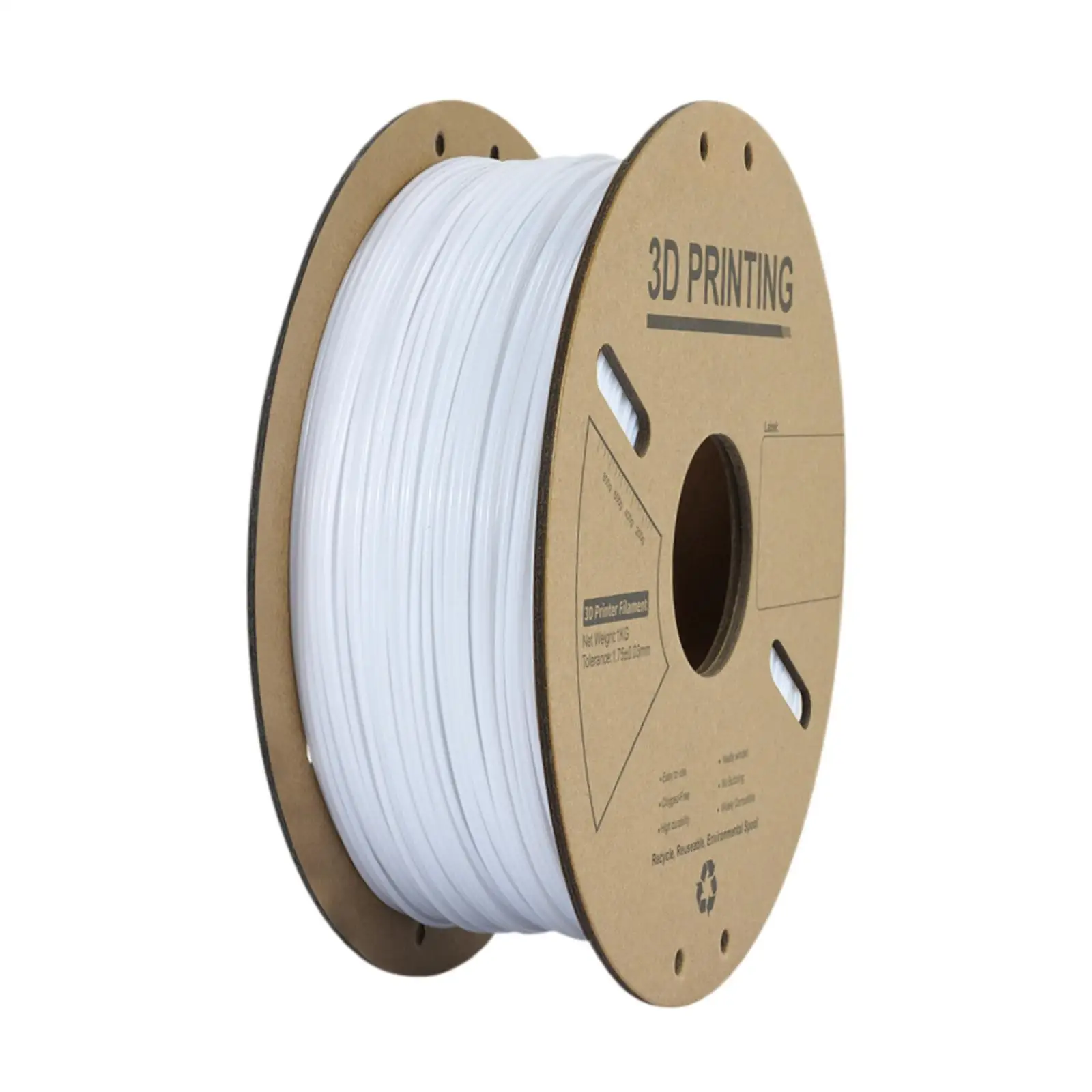 

Филамент PLA 1,75 мм для 3D-принтеров, совместимый с большинством FDM-принтеров, термостойкий материал для 3D-печати, катушка 1 кг, без пузырьков