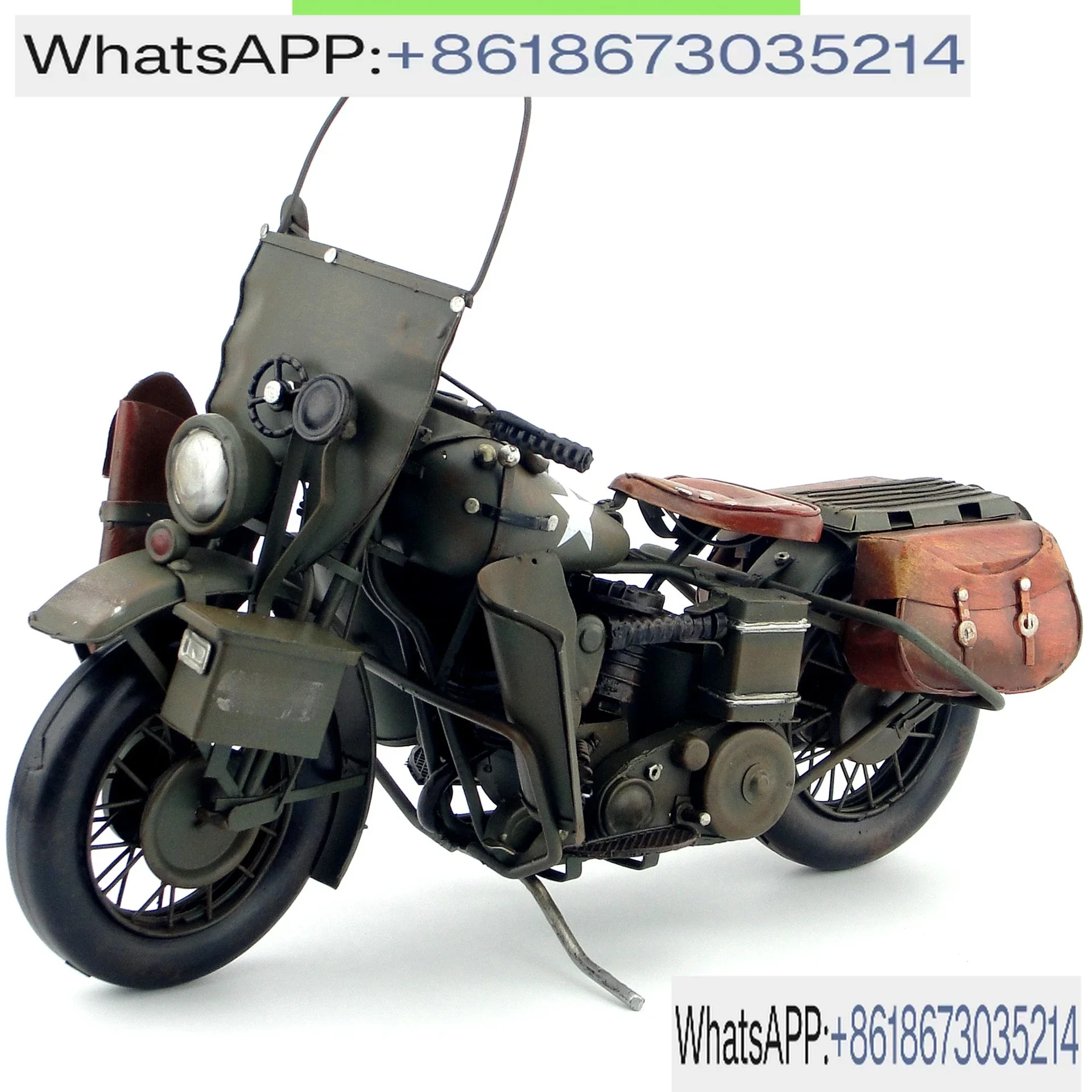 Retro creative wrought iron European decorative decoration WLA motorcycle model home jewelry gift
